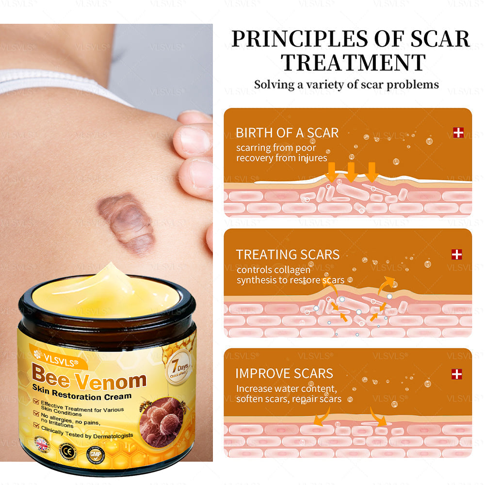 💐🌟💐Made and Shipped from UK ✨ VLSVLS® Bee Venom Skin Restoration Cream 🔥 LAST DAY 80% OFF