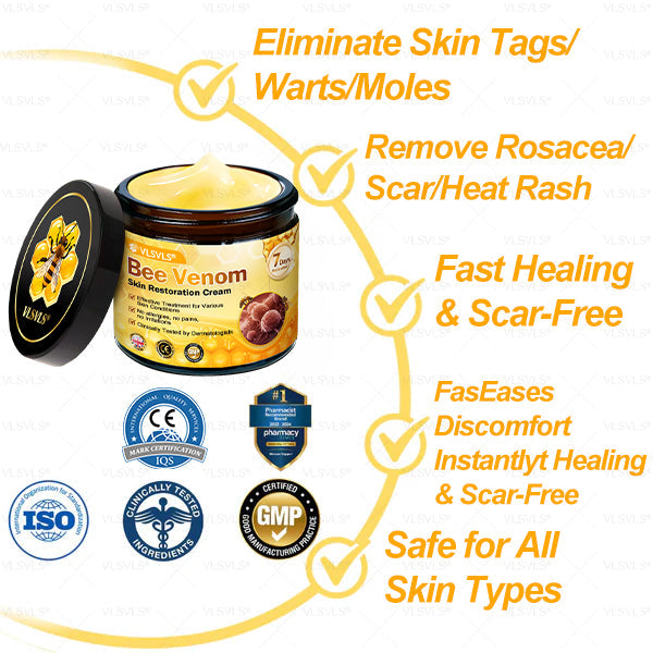 💐🌟💐Made and Shipped from UK ✨ VLSVLS® Bee Venom Skin Restoration Cream 🔥 LAST DAY 80% OFF