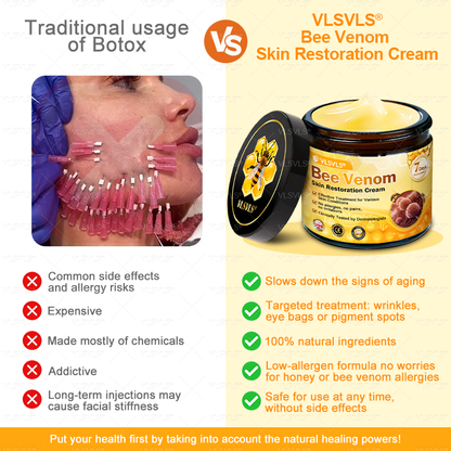 💐🌟💐Made and Shipped from UK ✨ VLSVLS® Bee Venom Skin Restoration Cream 🔥 LAST DAY 80% OFF