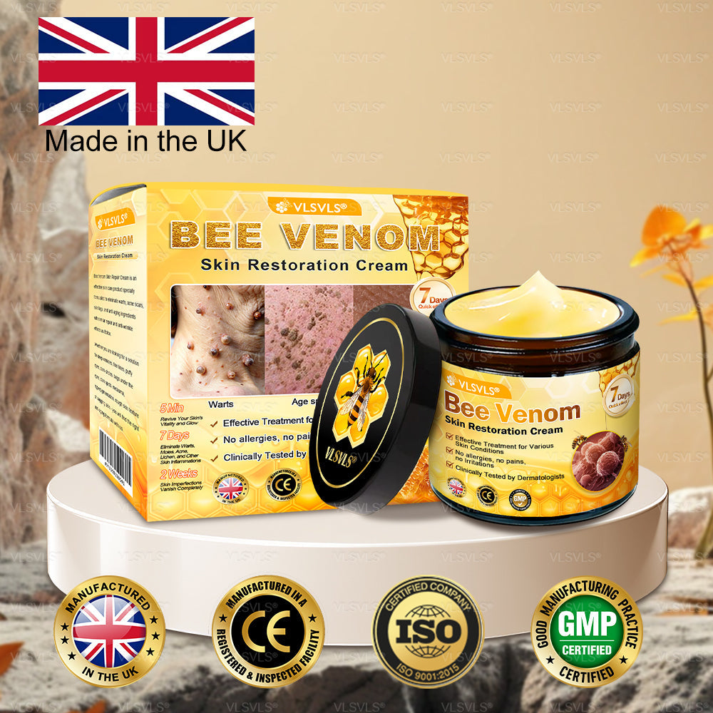 💐🌟💐Made and Shipped from UK ✨ VLSVLS® Bee Venom Skin Restoration Cream 🔥 LAST DAY 80% OFF